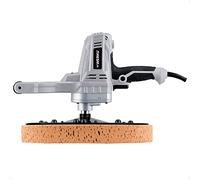 Werku WK401090, Lijadora-Pulidora Paredes Mortero-Yeso, Potencia 710 W, Discos de 390 mm, Conexión M-6, 6 Velocidades, Incluye 4 Discos, Fijación con Velcro