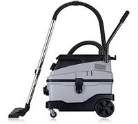 Werku WK401450, Aspirador Seco Húmedo, Calidad Profesional, Potencia 1600 W, Depósito 30 L, Sincronización Herramientas Eléctricas 2000 W, Filtro HEPA, Filtro Agua, Filtro Esponja