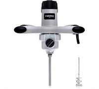 Werku WK401710, Mezclador Pintura-Mortero, Calidad Profesional, Mezclado 100 Kg, Potencia 1800 W, Incluye Varilla Mezcladora