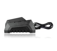 Werku WK403480, Cargador Rápido, Calidad Profesional, Potencia 60 W, para Baterías 20 V MAX Li-Ion, Indicador LED Carga Batería, Microchip Gestión Inteligente