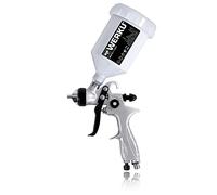 Werku WK501080, Pistola Pintar Gravedad Neumática, Calidad Profesional, Boquillas 1.7 mm, Depósito 600 ml, Sistema HVLP-II, Especial Barnices, Esmaltes, Viscosidades Bajas/Medias