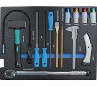 Werkzeugeinleger mit Fäustel, Llave Dinamométrica, Felgennüsse, Cincel Etc. en C