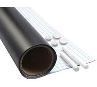 Werkzeyt - Pizarra - 90 x 60 cm - Magnética - Adhesivo & Fácil de Colocar - Ideal para Escribir & grapar Notas - Incluye Tiza e imanes, Pizarra de Tiza/lámina magnética / B29209