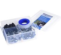 Werkzeyt ZYT168 Juego 30 Piezas - para Varios fusibles y Reparaciones jardín - Abrazaderas de Manguera y Juntas Inoxidable/Fijaciones de mangueras/ZYT168