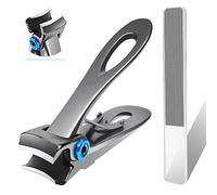 Werlla Cortaúñas para uñas gruesas, mango largo extra grande para uñas de manos y pies, apertura de mandíbula de 17 mm de ancho, cortaúñas gruesas y resistentes para personas mayores, hombres y