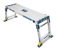 Werner 79023 Plataforma de trabajo profesional ajustable Work & Access, plata, talla única