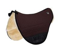 Werner Christ Champ - Sillines sin árboles y Endurance - Cojín Acolchado de Piel de Cordero para Verano e Invierno, Color marrón, tamaño Sangre Caliente