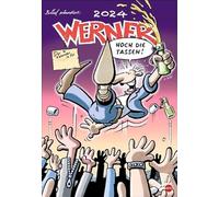 Werner Kalender 2024. Kultiger Posterkalender mit den besten Werner-Cartoons. Wandkalender 2024. Kalender mit lustigen Sprüchen von Werner. 37 x 53,5 cm. Hochformat.