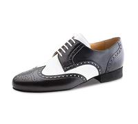 Werner Kern Hombres Zapatos de Baile 28023 - Cuero Negro/Blanco - 2 cm Ballroom [UK 8]