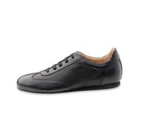 Werner Kern Positano 28062 - Zapatillas de baile para hombre (piel, tacón de cuña de 1,5 cm, suela de piel rugosa), color negro, Negro , 43 1/3 EU