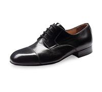 Werner Kern Zapatos de Baile para Hombre 28011 - Cuero Negro - Ancho - Tacón estándar de 2 cm - Talla: UK 8,5