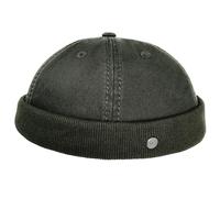 WEROR Dockercap - Gorro de pescador para hombre, gorro de marinero, Docker Cap Docker - Gorro de algodón - Gorro de punto - WEROR-281.1, verde oliva, Talla única