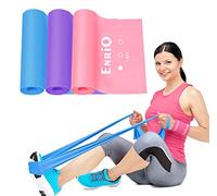 WERPOWER EnriQ Resistance Bands Set of 3, Premium Non-Latex Elastic Exercise Bands 6 ft. Long Exercise Stretch Bands for Any Exerci.
