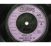 Werth, Howard & Moonbeams Midnight Flyer 7" Charisma CB256 EX1975 there is 2mm drill hole in label rim