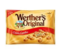 Werther's Original Cream Candies (1 kg), caramelos duros clásicos de mantequilla y nata fresca, toffees dulces y cremosos, caramelo sin gluten con sabor a crema