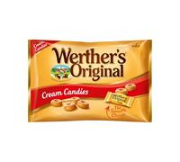 Werther's Original Cream Candies (1 kg), caramelos duros clásicos de mantequilla y nata fresca, toffees dulces y cremosos, caramelo sin gluten con sabor a crema