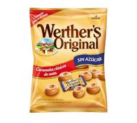 Werther's Original - Caramelos Toffee sin Azúcar - 1 x 90 g - Nata