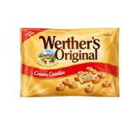 Werther's Original Cream Candies (1 kg), caramelos duros clásicos de mantequilla y nata fresca, toffees dulces y cremosos, caramelo sin gluten con sabor a crema