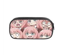 WERUN SP-Y×FAMI-LY Estuche Escolar Pequeño, Gran Capacidad Bolsa de Lápiz de Anime 3D, Estuche Organizador Portalapices para Estudiantes-Multicolor 19||21.5 * 5.5 * 10cm