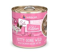 Weruva Cats in The Kitchen Kitty Gone Wild - Alimento húmedo para gatos, lata de 10 onzas (paquete de 12)