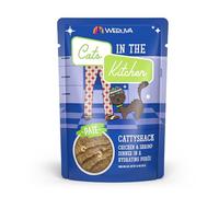 Weruva Cats in The Kitchen Slide N' Serve - Bolsas de comida húmeda natural para gatos sin granos, Cattyshack, bolsa de 3 onzas (paquete de 12)