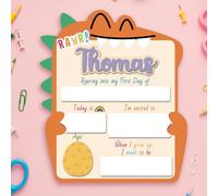 WERWAES Pizarra Personalizada Primer Día de Clase - Pizarra Infantil con Nombre Personalizado, Reutilizable, Ideal como Regalo para Volver al Cole, Decoración Infantil para Niños y Niñas
