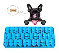 Werwing Alfombrilla de silicona para perros grandes, alfombrilla de alimentación lenta con ventosas para entrenamiento de olores y alivio de ansiedad, juguete de enriquecimiento para perros apto para