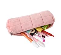 Werwing Elegante bolsa organizadora de maquillaje de viaje de felpa, bolsa de cosméticos duradera con cremallera para mujeres y hombres, bonito estuche de aseo estético, mini almacenamiento para