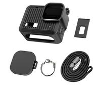 Werwing Funda de cristal templado HD y silicona para GoPro Hero mini, protector de lente antiarañazos (1 película endurecida)