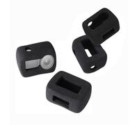 Werwing Funda de micrófono de espuma de esponja resistente al viento para DJI Osmo Action 5 Pro/4/3 - Reducción de ruido, absorción de impactos y captura de audio mejorada (paquete de 4)