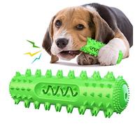 Werwing Juguetes para masticar duraderos para perros agresivos, palillo de cepillo de dientes para masticar dental y juguete interactivo que distribuye golosinas - Limpieza de dientes para perros
