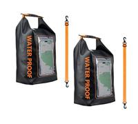 Werwing Mochila impermeable de 5 litros, funda enrollable para teléfono, paquete de 2 unidades para navegación, kayak, camping, artículos esenciales de pesca, camuflaje cazador, b, Talla única