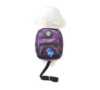 Werwing Mochila multifuncional para perros con arnés ajustable, bolsillos, soporte para bolsa de excrementos y correa para perros pequeños y medianos, estilo mochila ligera para perros, para paseos