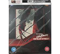 Wes Craven's Nightmare On Elm Street - Limited Edition Steelbook - 4K Ultra HD + Blu Ray ( REGION FREE ) Wes Craven , Robert Englund -Includes Theatrical and Uncut Versions.