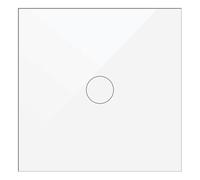 WESA - Interruptor Táctil Blanco WiFi No Requiere Conmutados o Cruzamientos, Inteligente para Pared compatible con Alexa, Google Home y Smart Life, iOS y Android, Programable.