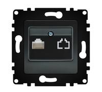 WESA - Toma de Pared Estándar de Internet, Fácil instalación con Opción a Distintos Diseños, No nicluye marco, PJ-41-B