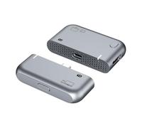Wesafrae 1 Juego de Transmisor y Receptor de Interfaz Multimedia HD Inalámbrico Tipo C, Adaptador de Duplicación de Pantalla para Teléfono, Tableta, Portátil y TV.