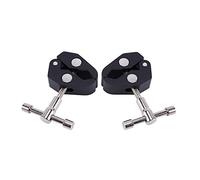 Wesafrae 2 Paquetes Abrazadera de Cangrejo Fotografía con /1/4&3/8 Pulgada Varilla Alicates para Cámaras Rig de DSLR,Varillas de 15mm,Luces,Paraguas, Estantes, Placa de Vidrio