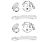 Wesafrae 2X Accesorio de Brazo de Torsión de Bicicleta Eléctrica M16 para Delantera Trasera 3000W 5000W 8000W Arandelas de Torsión de Bicicleta Eléctrica