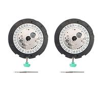 Wesafrae 2X Adecuado para Miyota OS20 Movimiento de Reloj de Cuarzo con Palanca de Ajuste (Posición de Calendario de Las 4.5 En Punto)