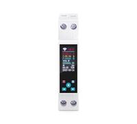 Wesafrae 50A Tuya WIFI Interruptor Inteligente Disyuntor LCD Medidor de Energía KWh Medición de Potencia Temporizador Relé Control Remoto Vida Inteligente