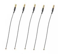 Wesafrae Antena Lora con Resorte Semiintegrado, 433-510 MHz, 3 DBi, Cobre Puro, RG1.13, para Lora LORA32U4II LoRaWAN, 5 Unidades