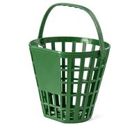 Wesafrae Cesta para Pelotas de Golf, Baloncesto, Cubo Estable Anti-Rodante, Práctico con Asa para Campo de Golf y Cancha.