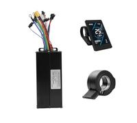 Wesafrae Controlador Sin Escobillas T5S de 36 V, 48 V, 52 V y 40 A con Pantalla LCD y Kit de Aceleración 130X para Scooter Eléctrico y Kit de Reparación de Bicicletas Eléctricas.