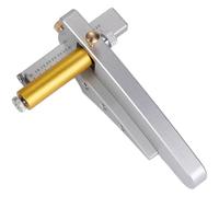 Wesafrae Cortador de Correas de de Aluminio con Medidor Ajustable para Trabajos en, Ergonómico en Forma de para Tiras de Cinturón de Bricolaje.