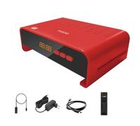 Wesafrae Decodificador de TV Digital Terrestre Full HD DVB-S2 265, CAS 1080P, Mini Decodificador EPG, Enchufe UE EU Plug