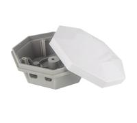 Wesafrae Estuche de Seguridad STA-55H con Orificio para Llave para GPS, Carcasa de Alta Capacidad IP67 UV, Carcasa para Antena GNSS Agrícola para Receptor RTK.