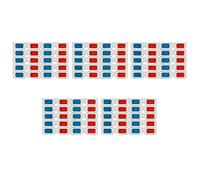 Wesafrae Gafas 3D,50 Pares Lentes Estéreo Papel Rojo y para Películas Set Anaglifo de Papel Gafas 3D