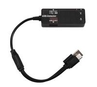 Wesafrae Medidor de Voltaje Digital de Pantalla Múltiple USB, Medidor de Potencia Multifuncional DC 3.2-30V 0-5A, Voltímetro, Probador de Capacidad de Cargador.