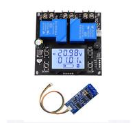 Wesafrae Módulo de Carga y Descarga de Batería XY-BT13L de 30 A + Módulo K485X con Protección de Carga y Detección de Corriente Bidireccional